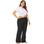 Load image into Gallery viewer, Plus Drawstring Wide Leg Trousers Factory Online Wholesale
