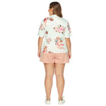 Load image into Gallery viewer, Chic Curve Plus Floral Print Tee Shirt
