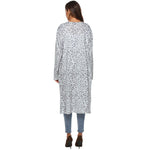 Load image into Gallery viewer, Knit Print Long tunic Coats Outerwear
