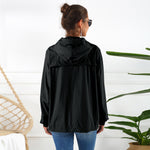 Load image into Gallery viewer, Plus Curve Water-Proof Hooded Jacket Outerwear
