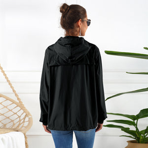 Plus Curve Water-Proof Hooded Jacket Outerwear