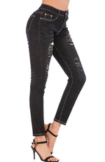 Load image into Gallery viewer, Wholesale Slim Distressed Jeans for Women
