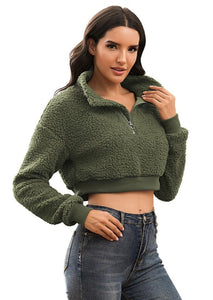 Woolen Crop Sweaters for Winter Fall