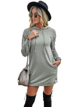 Load image into Gallery viewer, Hoodie Mini Dresses Wholesalers Fashionriva
