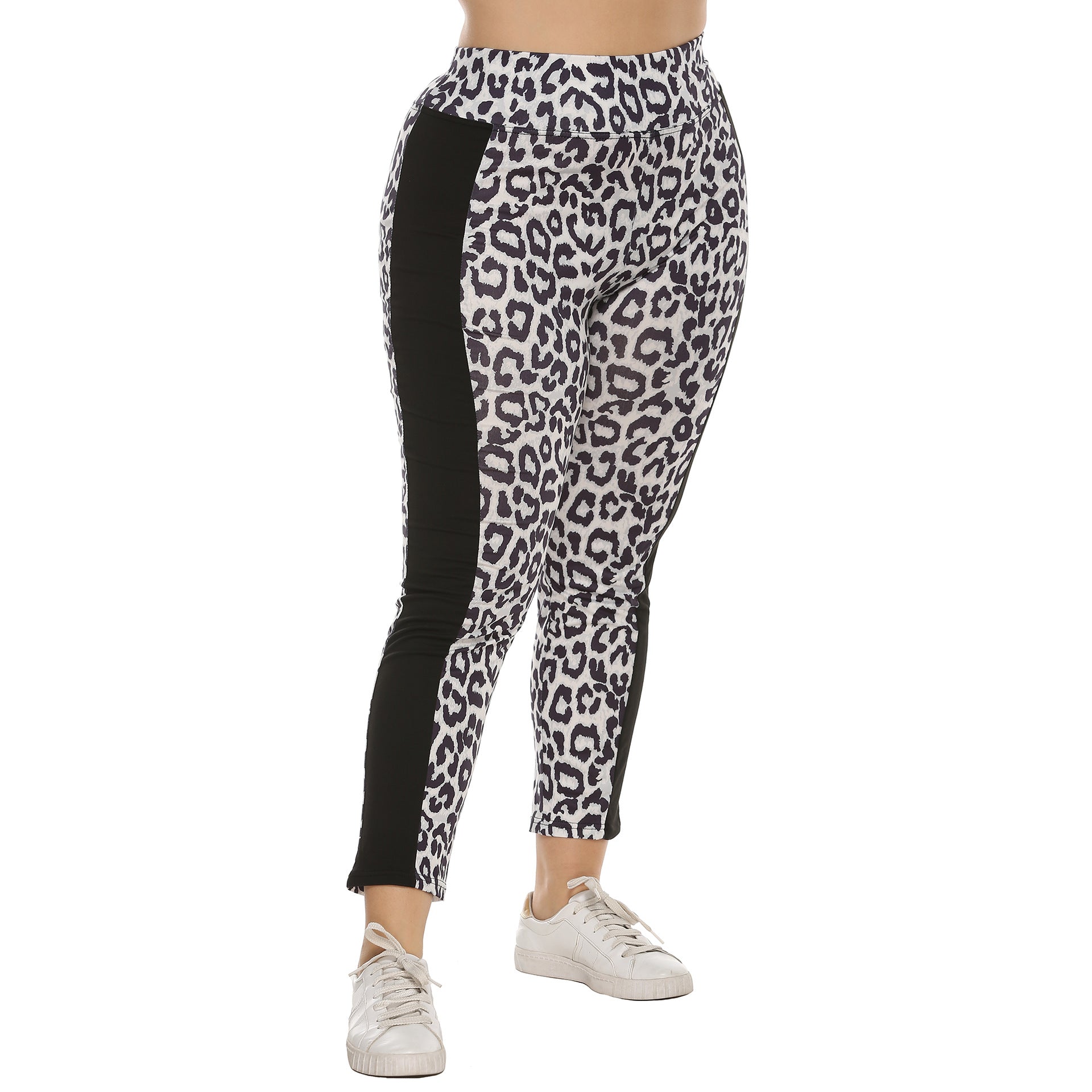 Cozy Plus Leopard Print Trousers Bottoms wholesale
