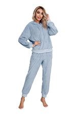 Load image into Gallery viewer, Hooded Woolen Sweaters  and Trousers Home Wear Co Ord Sets
