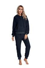 Load image into Gallery viewer, Hooded Woolen Sweaters  and Trousers Home Wear Co Ord Sets
