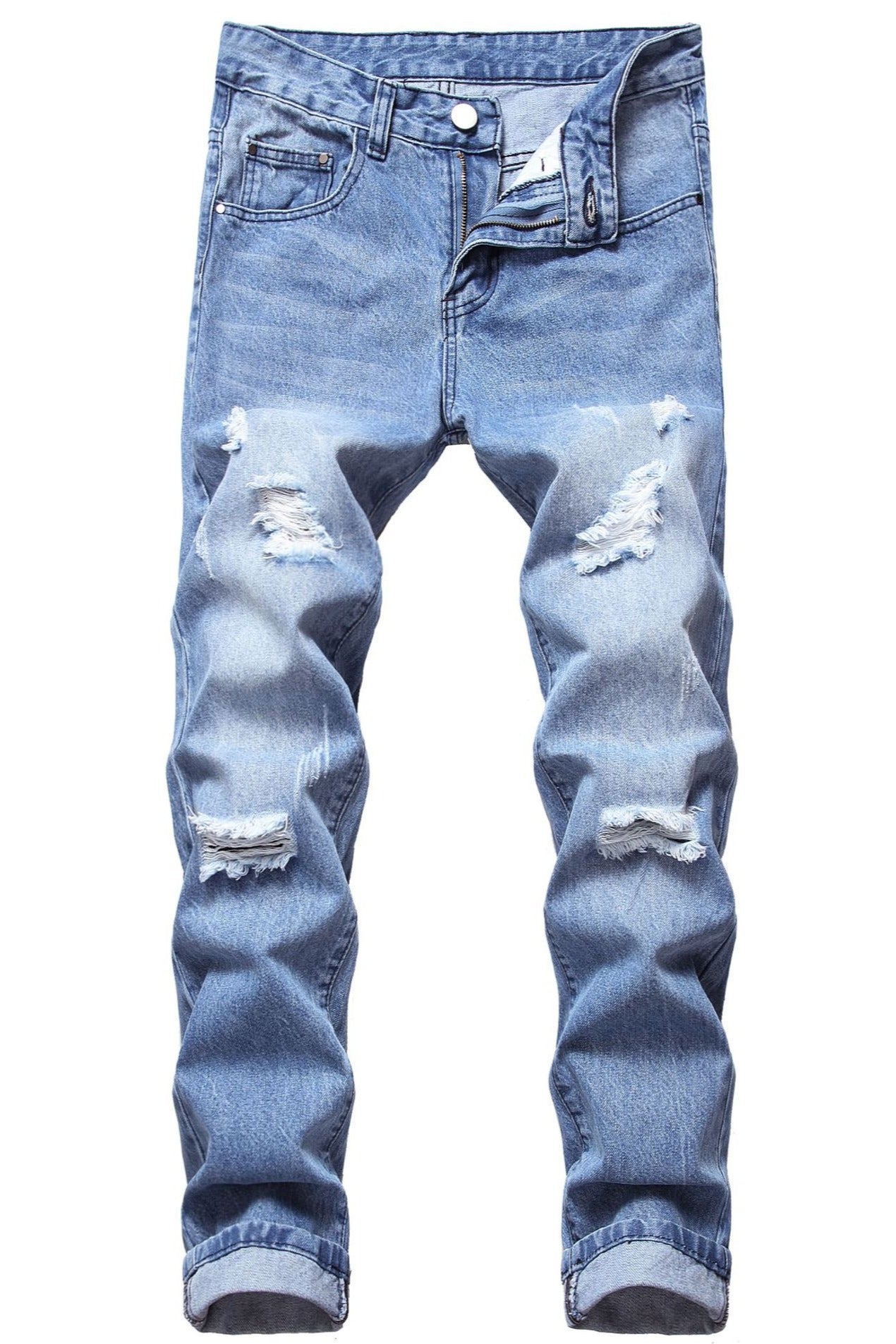 Wholesale Online Cozy Distressed Jeans for Men