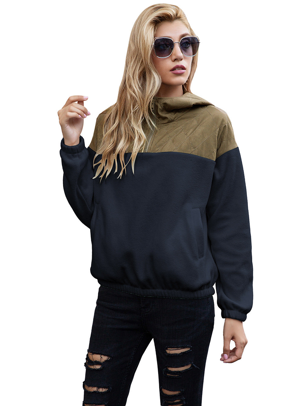 Hooded Sweater Jacket Outerwear