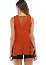 Load image into Gallery viewer, Chic Hollow knit Tank Top Online Wholesalers
