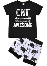 Load image into Gallery viewer, Baby Toddler Boy Tee And Short Sets Outfit Online Supply
