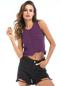 Chic Hollow Crop Top OEM For your Amazon Store