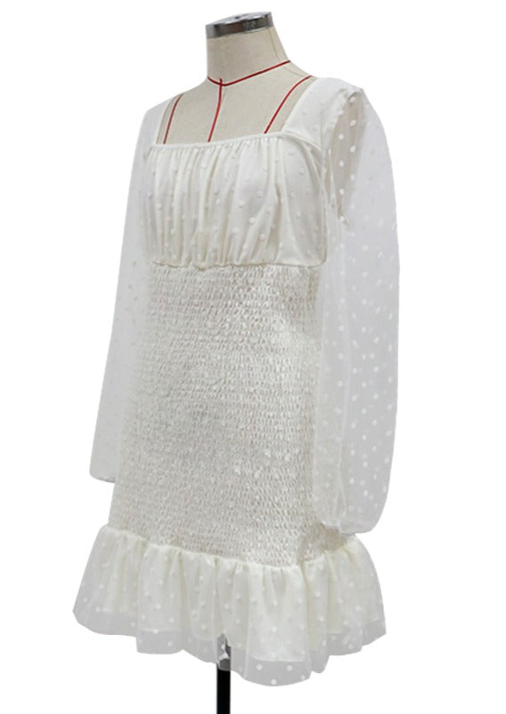 Smock Elastic Waist Midi Dresses Wholesale Online