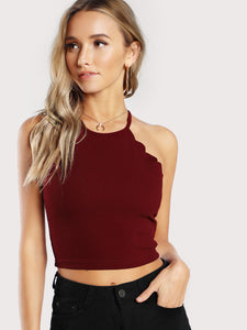 Sweet Strappy Crop Tops