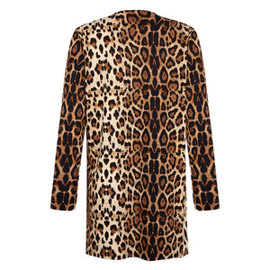 Plus Leopard Tunic Blouses Online
