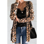 Load image into Gallery viewer, Plus Leopard Tunic Blouses Online
