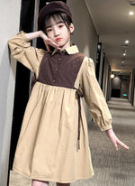 Load image into Gallery viewer, Latest New Arrivals Girls Color Blocked Dress
