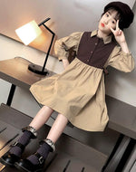 Load image into Gallery viewer, Latest New Arrivals Girls Color Blocked Dress
