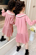 Load image into Gallery viewer, Fashion New Girl Pleat Dress Offered Online
