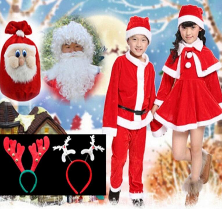 Christmas Santa Dress For Girls And Boys