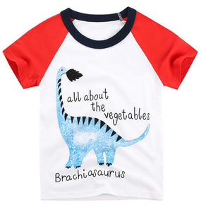 Clothes Factory Price Kids Color Contrast Tee Tank