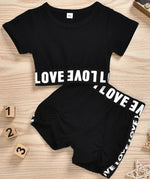 Load image into Gallery viewer, Unisex Toddler Tee And Short Sets Outfit Shop Mobile
