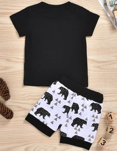 Baby Toddler Boy Tee And Short Sets Outfit Online Supply