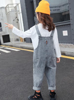Load image into Gallery viewer, Garments Factory Online Wholesale Girl Denim Jumpsuit Two Piece Sets
