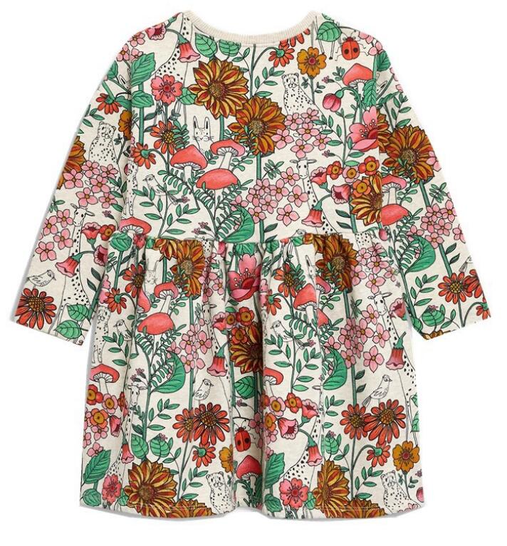 Clothes Factory Online Wholesale Kid Girl Floral Dresses