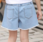 Load image into Gallery viewer, Chic Denim Shorts Trousers for Girl

