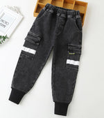 Load image into Gallery viewer, Kids Boys Clothes Wholesale Cargo Jeans
