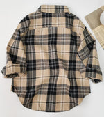 Load image into Gallery viewer, Girl&#39;s Plaid Long Sleeve Top Shirts Wholesale Online
