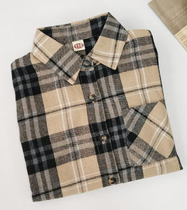 Girl's Plaid Long Sleeve Top Shirts Wholesale Online
