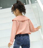 Load image into Gallery viewer, School Clothes Plaid Top Shirts for kid girl
