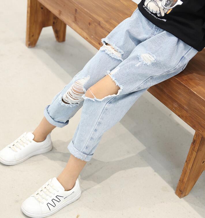 Girls Distressed Jeans Wholesale Online