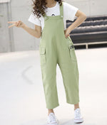 Load image into Gallery viewer, Online Shopping Girls Strappy Wide Leg Overalls
