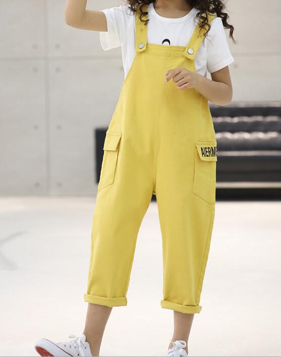 Online Shopping Girls Strappy Wide Leg Overalls
