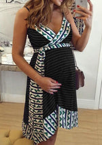 Load image into Gallery viewer, Print Strappy Maternity Dresses Online Wholesale
