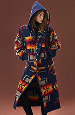 Load image into Gallery viewer, Woolen Hoodie Coats Outerwear Online Shopping
