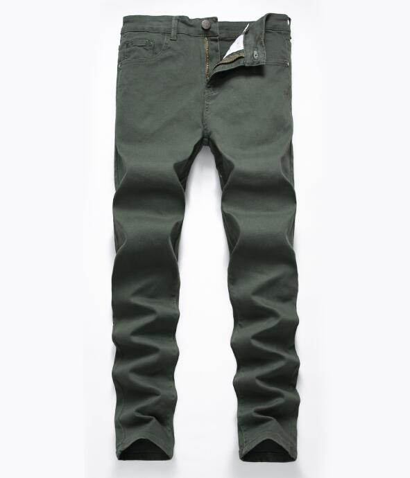 Wholesale Men's Slim Stretch Solid Winter Pants