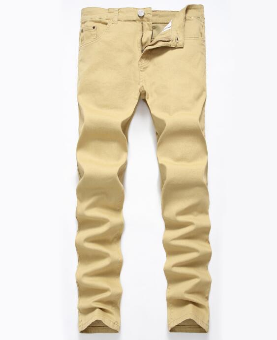 Wholesale Men's Slim Stretch Solid Winter Pants