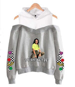 Load image into Gallery viewer, New Designs Off-Shoulder Hooded Sweatshirt Online Wholesale
