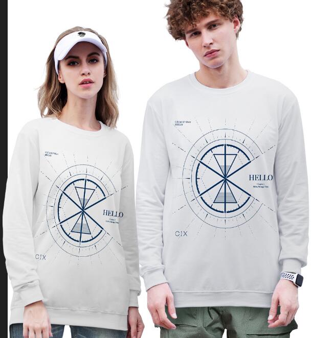 Chic Unisex Plus Curve Three D Print Top Sweatshirts Supplier