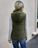 Load image into Gallery viewer, Quilted Thick Hooded Gilet Armour Coats For Womens
