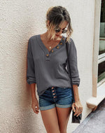 Load image into Gallery viewer, Fashionriva Shopping Knit Sweater Shirts
