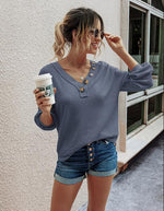 Load image into Gallery viewer, Fashionriva Shopping Knit Sweater Shirts
