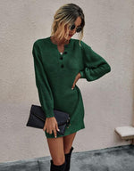 Load image into Gallery viewer, Chic Knit Mini Dress Shopp Online
