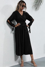 Load image into Gallery viewer, Chic Slit Sleeve Midi Dresses For Ladies
