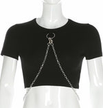 Load image into Gallery viewer, Young Girl Crop Top Tee Wholesale
