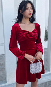 Flannel Ruffle Mini Dress Shopping Online